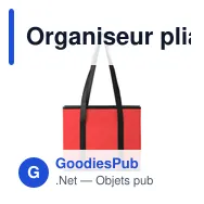 Organiseur pliable de voiture personnalisable avec logo - Remi - Miniature 6