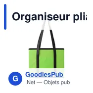 Organiseur pliable de voiture personnalisable avec logo - Remi - Miniature 7