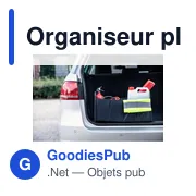 Organiseur pliable de voiture Simon - Miniature 4