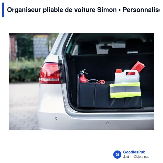 Organiseur pliable de voiture Simon - Image 4