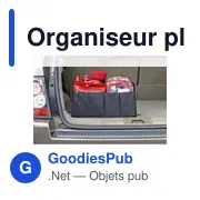 Organiseur pliable de voiture Simon - Miniature 5
