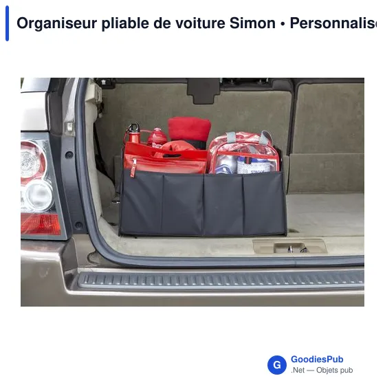 Organiseur pliable de voiture Simon - Image 5