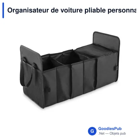 Organisateur de voiture pliable personnalisable avec logo