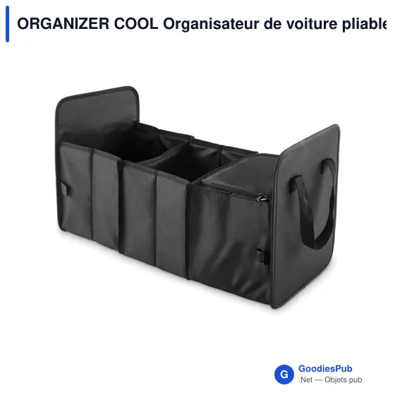 Organisateur de voiture pliable personnalisable avec logo - Image 2