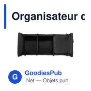 Organisateur de voiture pliable personnalisable avec logo - Miniature 12