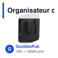 Organisateur de voiture pliable personnalisable avec logo - Miniature 3