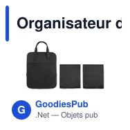 Organisateur de voiture pliable personnalisable avec logo - Miniature 4