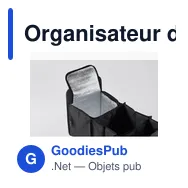 Organisateur de voiture pliable personnalisable avec logo - Miniature 7