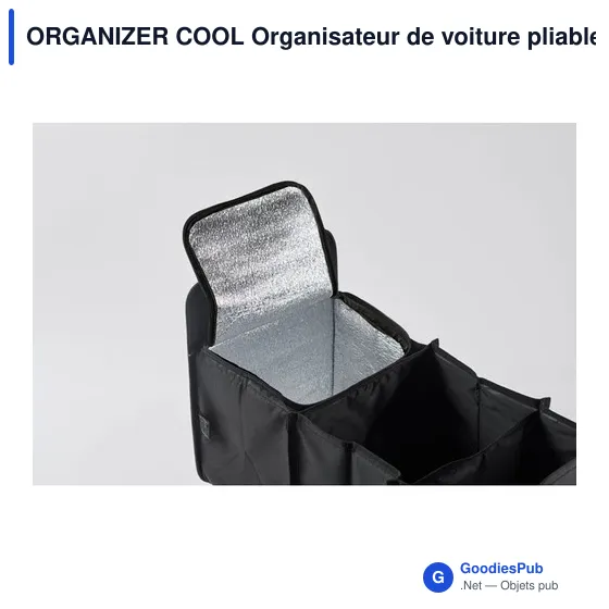 Organisateur de voiture pliable personnalisable avec logo - Image 7