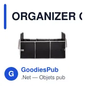 ORGANIZER Organiseur de voiture pliable - Miniature 2