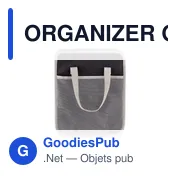 ORGANIZER Organiseur de voiture pliable - Miniature 4