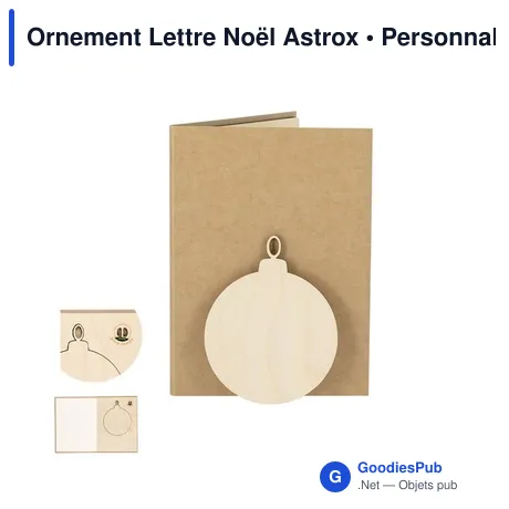 Ornement Lettre Noël Astrox