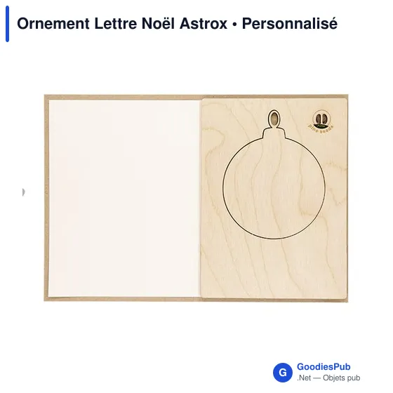 Ornement Lettre Noël Astrox - Image 2