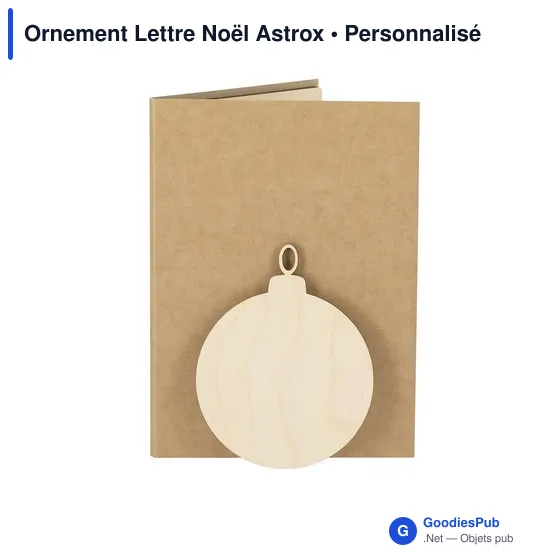 Ornement Lettre Noël Astrox - Image 3