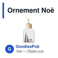 Ornement Noël Babek - Miniature 2
