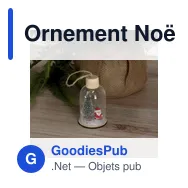 Ornement Noël Babek - Miniature 3