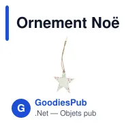 Ornement Noël Ensemencé Boster - Miniature 1
