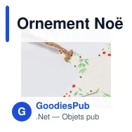 Ornement Noël Ensemencé Boster - Miniature 4