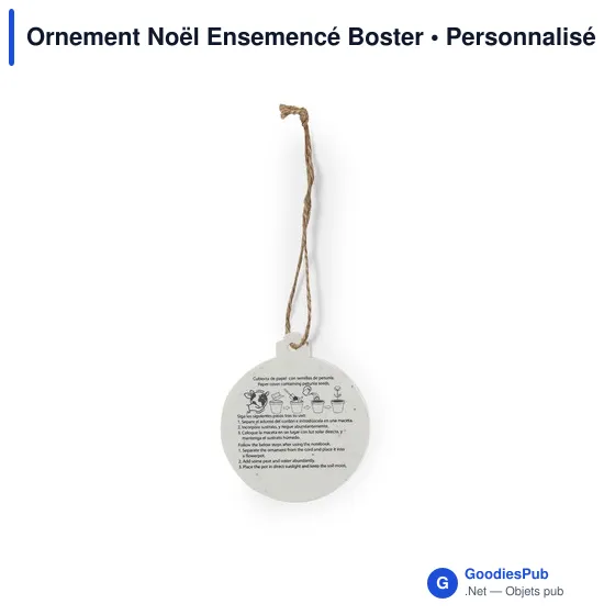 Ornement Noël Ensemencé Boster - Image 5