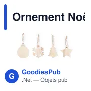 Ornement Noël Fultom - Miniature 3