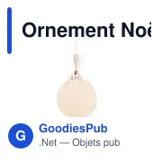 Ornement Noël Fultom - Miniature 5
