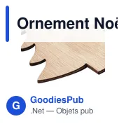 Ornement Noël Fultom - Miniature 6