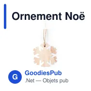 Ornement Noël Fultom - Miniature 9