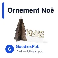 Ornement Noël Gemind - Miniature 1