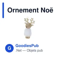 Ornement Noël Guardens - Miniature 1