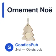 Ornement Noël Jorik - Miniature 1