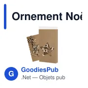 Ornement Noël Plentox - Miniature 1