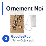 Ornement Noël Plentox - Miniature 2