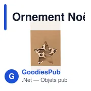 Ornement Noël Plentox - Miniature 3