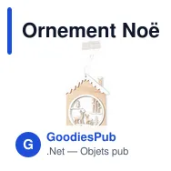 Ornement Noël Roman - Miniature 1