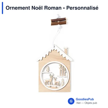 Ornement Noël Roman
