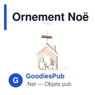 Ornement Noël Roman - Miniature 3
