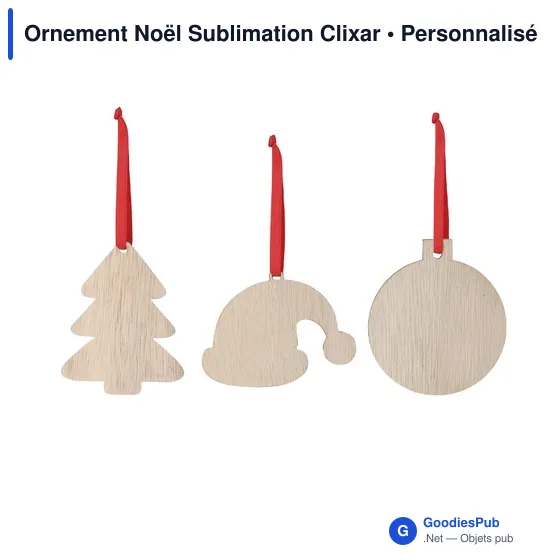 Ornement Noël Sublimation Clixar - Image 8