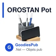 OROSTAN Pot à crayons en feutre RPET - Miniature 2
