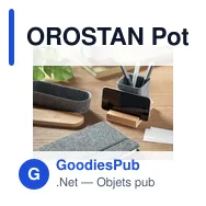 OROSTAN Pot à crayons en feutre RPET - Miniature 4