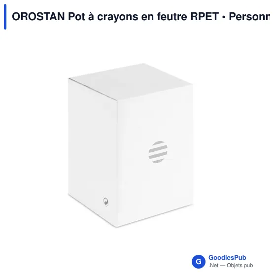 OROSTAN Pot à crayons en feutre RPET - Image 6