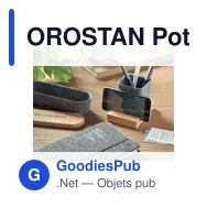 OROSTAN Pot à crayons en feutre RPET - Miniature 7
