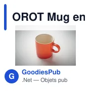 Mug en céramique personnalisable 290ml avec logo - OROT - Miniature 8