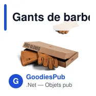 Gants de barbecue personnalisables en cuir véritable avec logo - Orrefors Hunting - Miniature 1