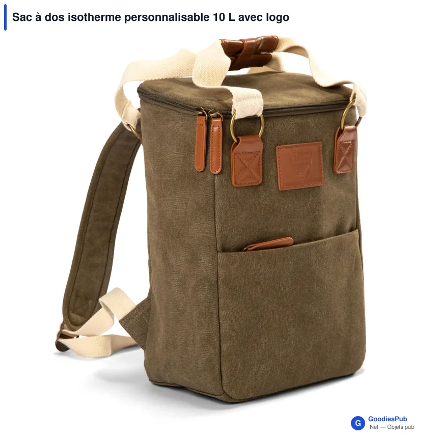 Sac à dos isotherme personnalisable 10 L avec logo - Orrefors Hunting - Image 2