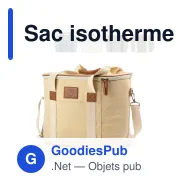 Sac isotherme personnalisable 27 litres en toile avec logo - Orrefors Hunting - Miniature 1