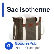 Sac isotherme personnalisable 27 litres en toile avec logo - Orrefors Hunting - Miniature 4