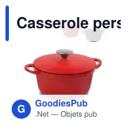 Casserole personnalisable en aluminium 2,5 L avec logo - Orrefors Jernverk - Miniature 1