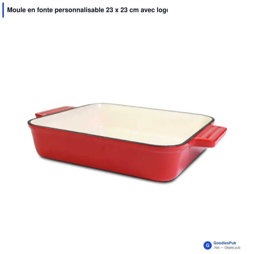 Moule en fonte personnalisable 23 x 23 cm avec logo - Orrefors Jernverk - Image 2
