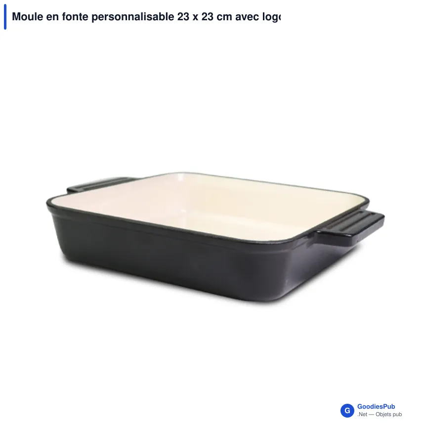 Moule en fonte personnalisable 23 x 23 cm avec logo - Orrefors Jernverk - Image 3