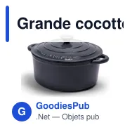 Grande cocotte en fonte émaillée personnalisable 5 L avec logo - Orrefors Jernverk - Miniature 2